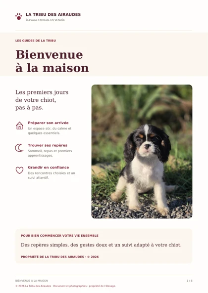 Couverture du livret Bienvenue à la maison de La Tribu des Airaudes